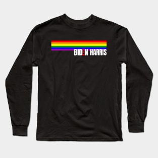 Biden Harris LGBT Pride Flag, Vote Biden Harris President, Joe And Kamala Supporter, 2020 Rainbow Pride LGBT Shirt Long Sleeve T-Shirt